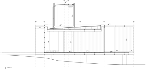 Section two of Tunquen House by Mas Fernandez Arquitectos