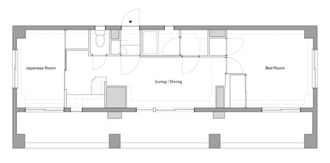 Wing Wall House by Camp Design Inc and Sumasaga Fudosan