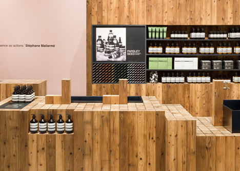 Aesop Grand Front Osaka by Torafu Architects