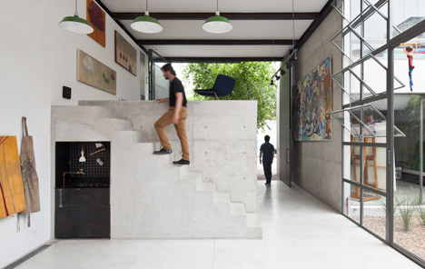 Atelier Aberto by AR Arquitetos is a São Paulo studio with a light-filled atrium