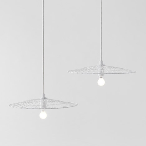 Basket lamp by Nendo for Kanaami-Tsuji