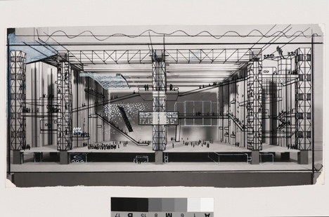 Cedric Price Fun Palace Interior 1964