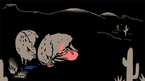 Daniela Sherer animated music video for Tom Rosenthal