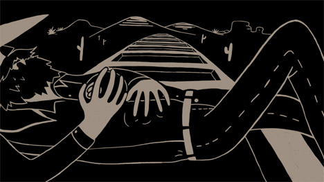 Daniela Sherer animated music video for Tom Rosenthal