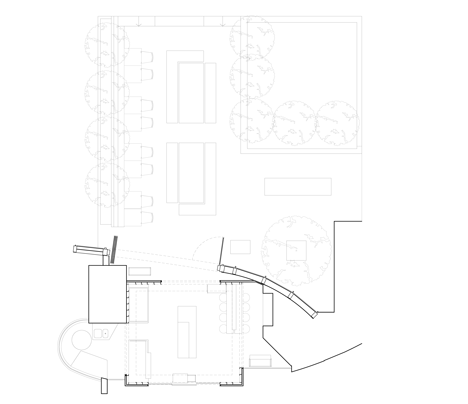 Floor plan of Delicatessen in Shenzhen by LineHouse