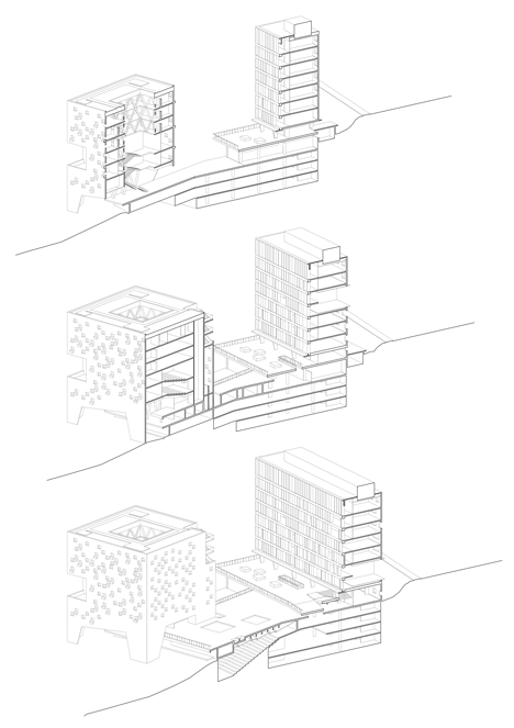 Economics and Business Faculty, Diego Portales University by Duque Motta & AA