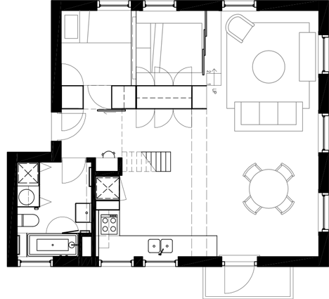 Flinders Lane Apartment by Clare Cousins Architects