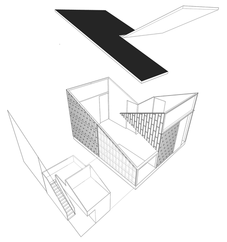 Exploded axonometric diagram of Giraffe-House-by-Monk-Mackenzie-with-Glamuzina-Patterson
