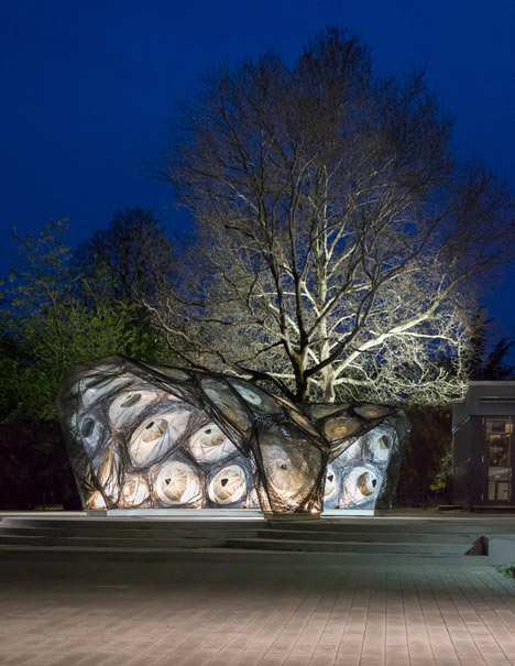 University of Stuttgart unveils carbon-fibre ICD ITKE Research Pavilion based on beetle shells