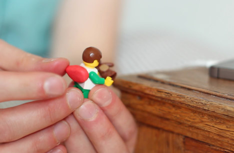 Lego and Sugru cable holders