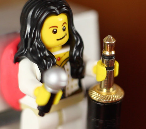 Lego and Sugru cable holders