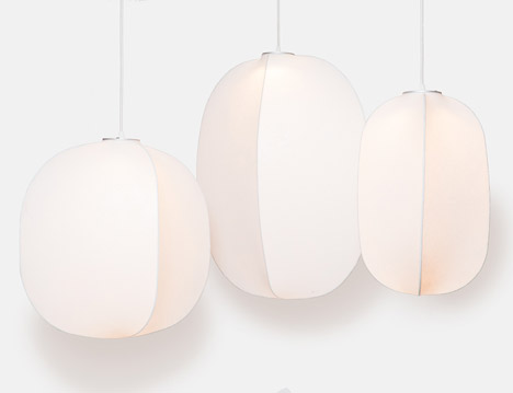 Mori pendant lamps by Rich Brilliant Willing