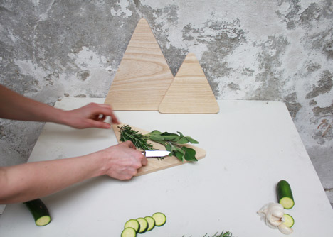Mountains chopping boards by Runa Klock