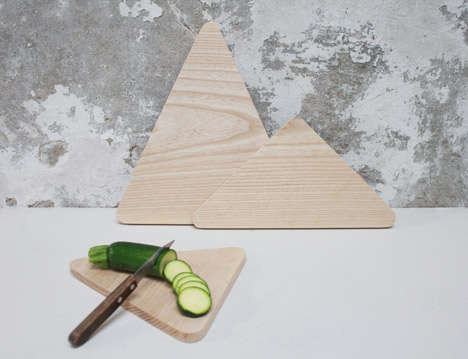 Mountains chopping boards by Runa Klock