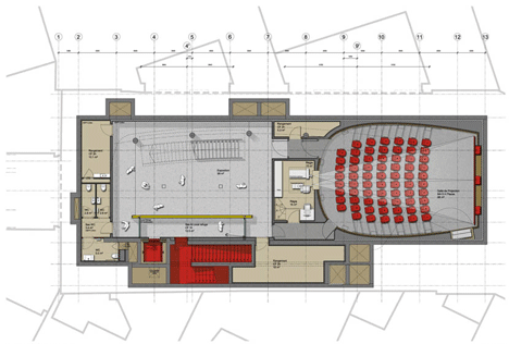 Pathe Foundation installation in Paris by Renzo Piano