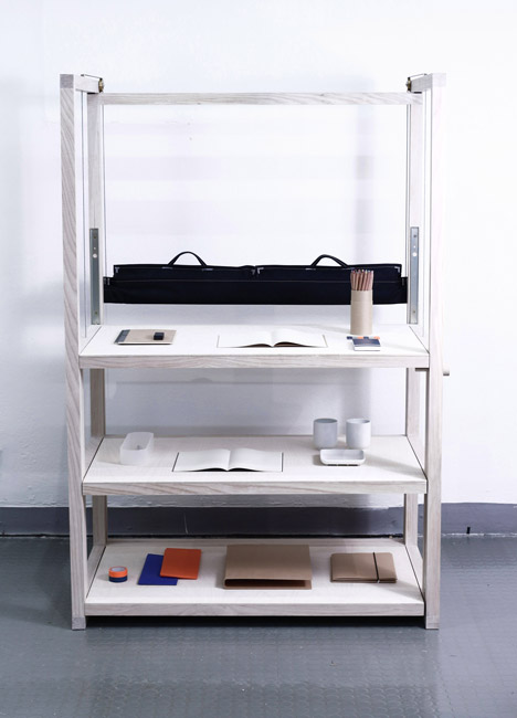 Shelf of Tables by Matej Chabera