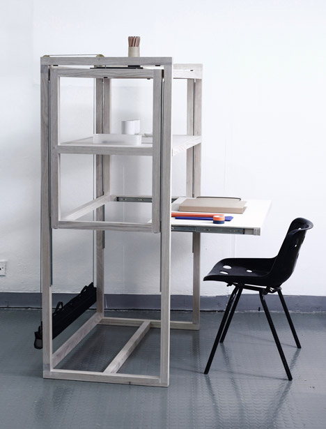 Shelf of Tables by Matej Chabera