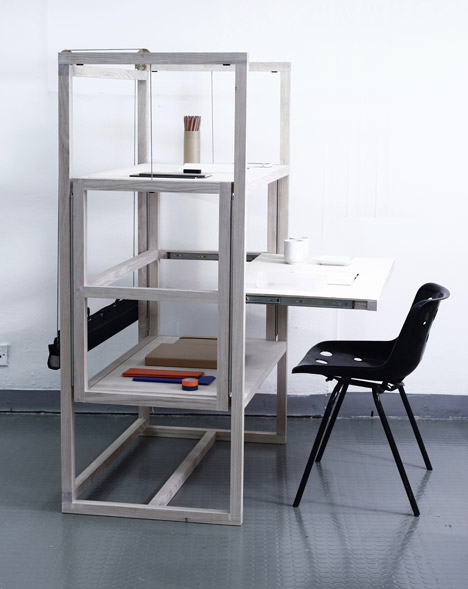 Shelf of Tables by Matej Chabera