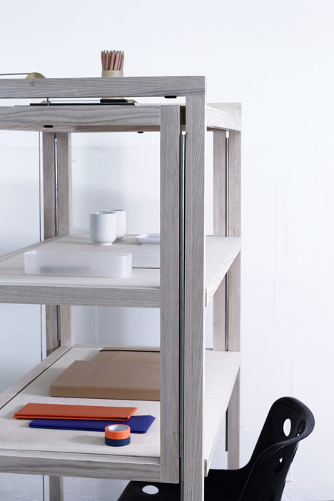 Shelf of Tables by Matej Chabera
