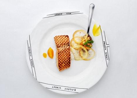 Sketch crockery by David Shrigley