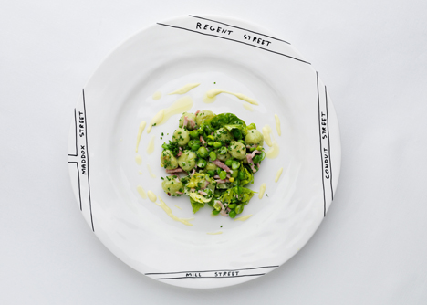Sketch crockery by David Shrigley