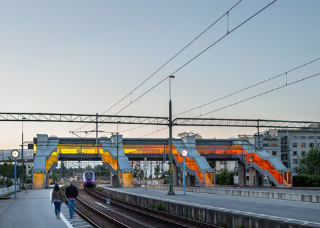 Skyttelbron in Lund by Metro Arkitekter
