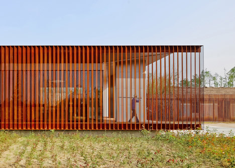 Visitor center in Kunshan China by Vector Architects