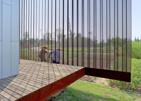 Visitor center in Kunshan China by Vector Architects