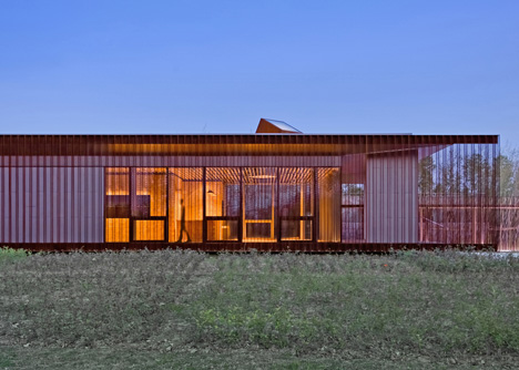 Visitor center in Kunshan China by Vector Architects