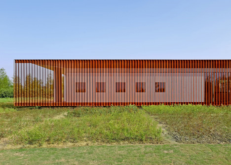 Visitor center in Kunshan China by Vector Architects