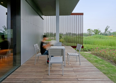 Visitor center in Kunshan China by Vector Architects