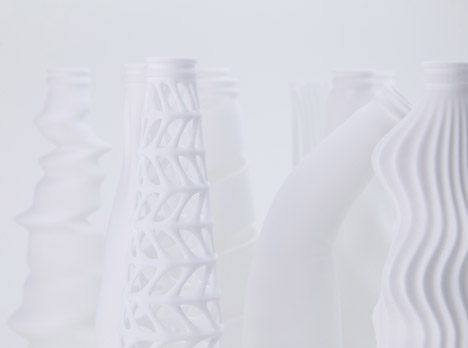 Andrea Morgante 3D Printed bottles
