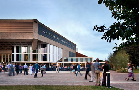 Haworth Tompkins overhauls Powell & Moya's brutalist Chichester theatre