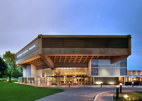 Haworth Tompkins overhauls Powell & Moya's brutalist Chichester theatre