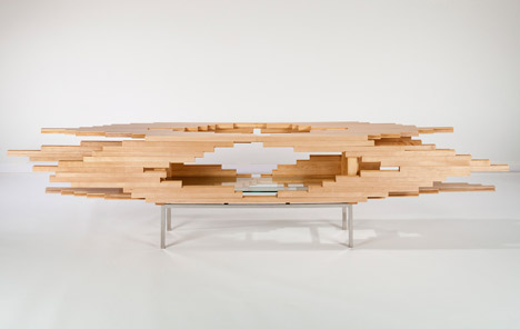 Explosion Cabinet by Sebastian Errazuriz