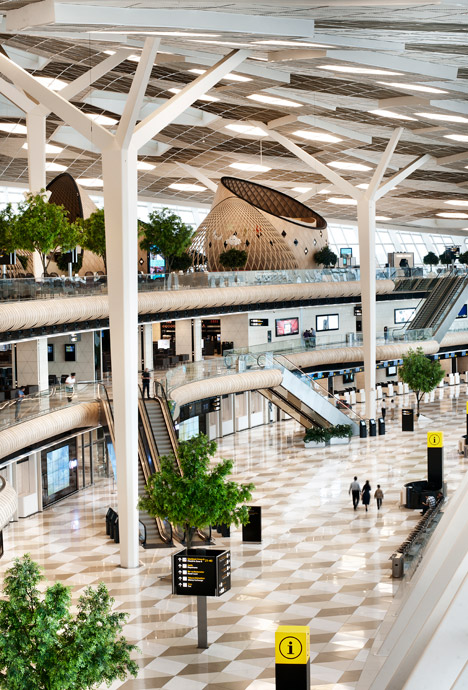 Heydar Aliyev Airport terminal by Autoban