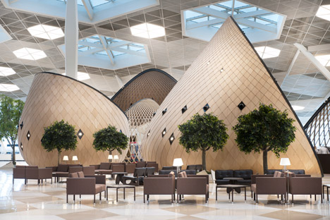 Heydar Aliyev Airport terminal by Autoban