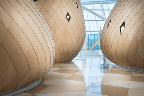 Heydar Aliyev Airport terminal by Autoban