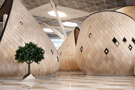 Heydar Aliyev Airport terminal by Autoban