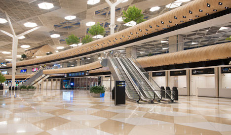 Heydar Aliyev Airport terminal by Autoban