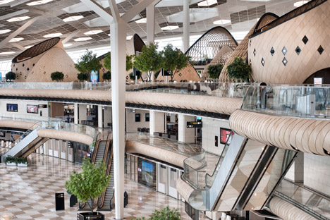 Heydar Aliyev Airport terminal by Autoban