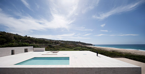 House of the Infinite by Alberto Campo Baeza designed as "a jetty facing out to sea"