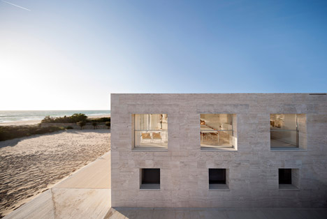 House of the Infinite by Alberto Campo Baeza designed as "a jetty facing out to sea"