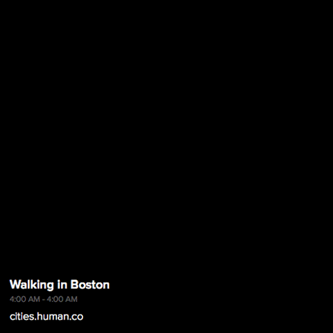 Human app maps Boston walking