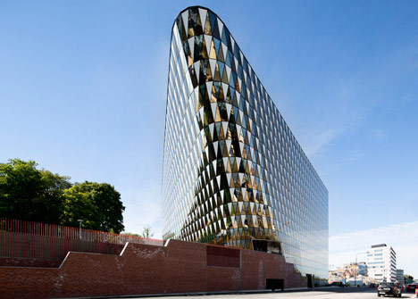 Karolinska Institutet auditorium by Wingardhs