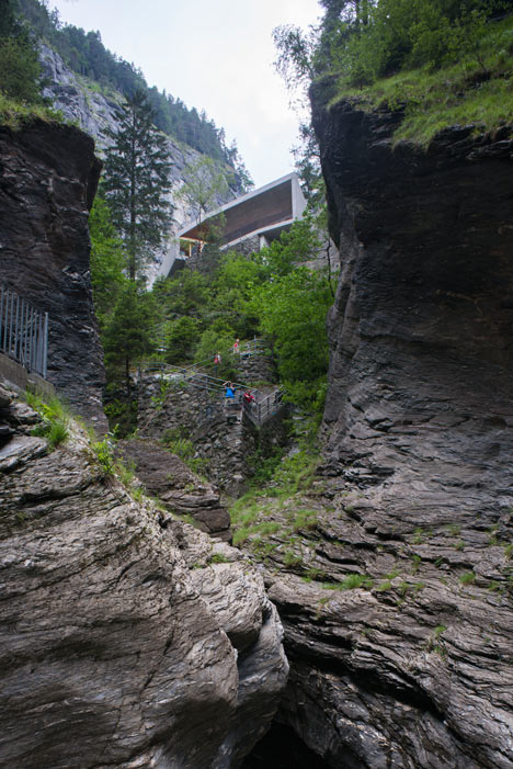 New Visitors Center in the Viamala Gorge by Iseppi-Kurath