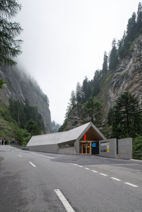 New Visitors Center in the Viamala Gorge by Iseppi-Kurath
