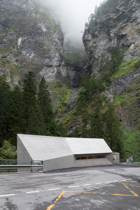 New Visitors Center in the Viamala Gorge by Iseppi-Kurath