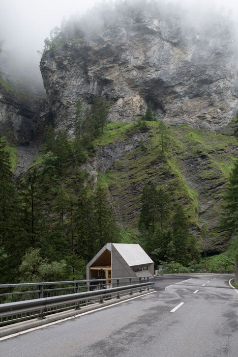 New Visitors Center in the Viamala Gorge by Iseppi-Kurath