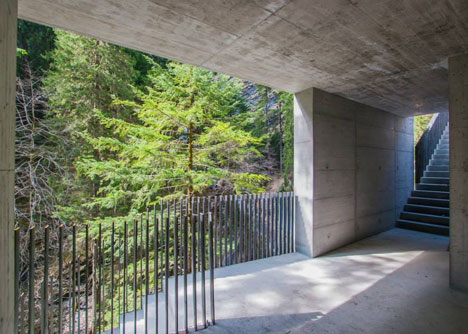 New Visitors Center in the Viamala Gorge by Iseppi-Kurath